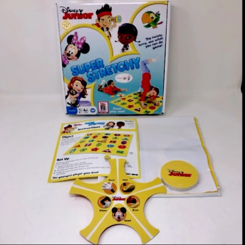 DISNEY JUNIOR Super Stretchy Game, The twisty, turny, see what you can do game!